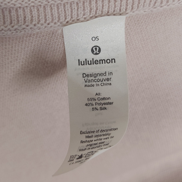 Lululemon Free To Coast Wrap One Size Pink Bliss - Picture 9 of 9